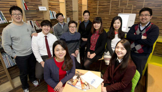 14년간 전자금융 기술 역량을 축적해온 웹케시 직원들이 한국형 '핀테크' 솔루션으로 승부하겠다는 의지를 다지고 있다.    사진=유동일기자 eddieyou@